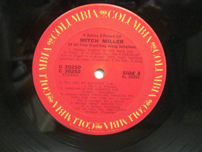 Mitch Miller : 34 All-Time Great Sing Along Selections (2xLP, Comp)
