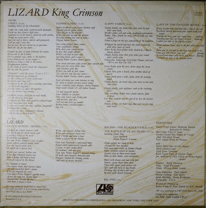 King Crimson : Lizard (LP, Album, Pre)