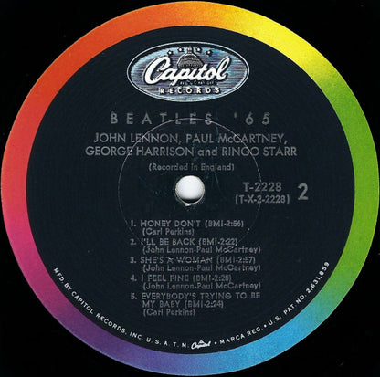 The Beatles : Beatles '65 (LP, Album, Mono, Scr)