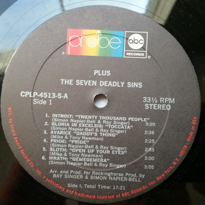 Plus (7) : The Seven Deadly Sins (LP, Album)