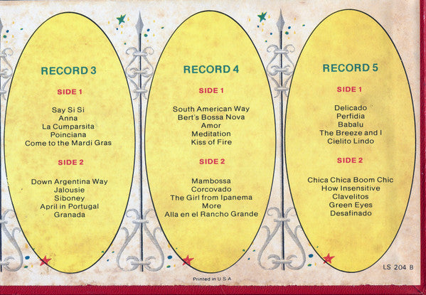 The Longines Symphonette : Memories Of Fiesta (5xLP + Box)