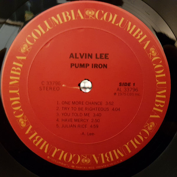 Alvin Lee : Pump Iron! (LP, Album, RE)