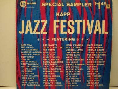 Various : Kapp Jazz Festival (LP, Comp, Mono, Smplr)