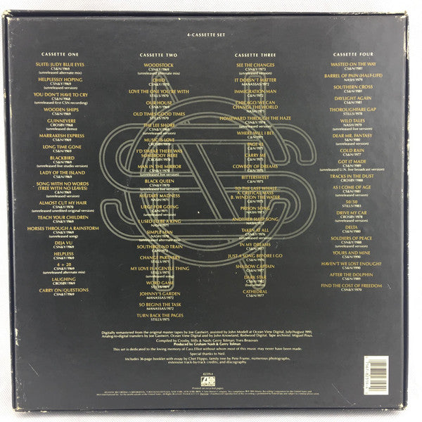 Crosby, Stills & Nash : Crosby, Stills & Nash (4xCass, Comp + Box, Comp)