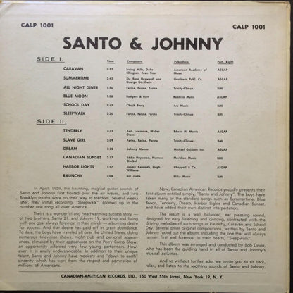 Santo & Johnny : Santo & Johnny (LP, Album, RP)