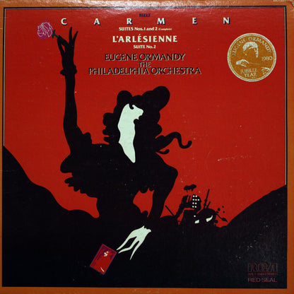 Georges Bizet, The Philadelphia Orchestra, Eugene Ormandy : Carmen Suites / L'Arlésienne Suite No. 2 (LP, Album)