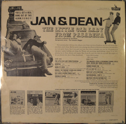 Jan & Dean : The Little Old Lady From Pasadena (LP, Album, Mono)