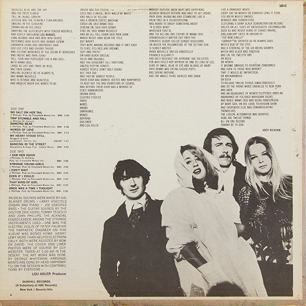 The Mamas & The Papas : The Mamas & The Papas (LP, Album, Ind)