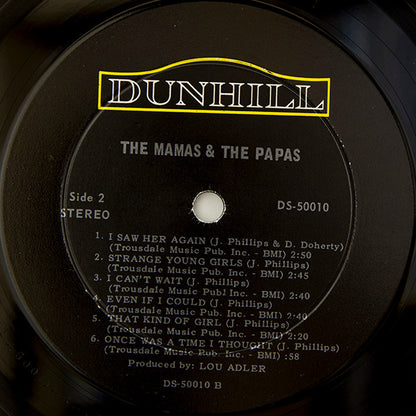 The Mamas & The Papas : The Mamas & The Papas (LP, Album, Ind)