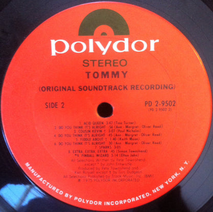 Various : Tommy (Original Soundtrack Recording) (2xLP, Album)