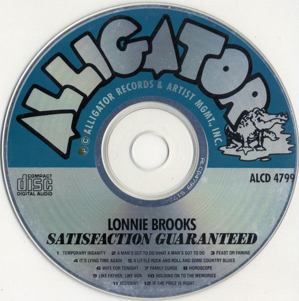 Lonnie Brooks : Satisfaction Guaranteed (CD, Album)