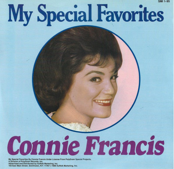 Connie Francis : My Special Favorites (LP, Comp)