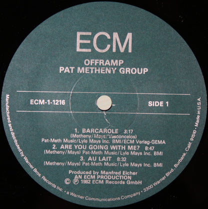 Pat Metheny Group : Offramp (LP, Album)