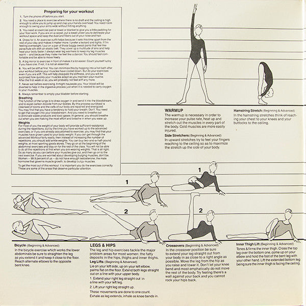 Jane Fonda : Jane Fonda's Workout Record (2xLP, Album, Comp)