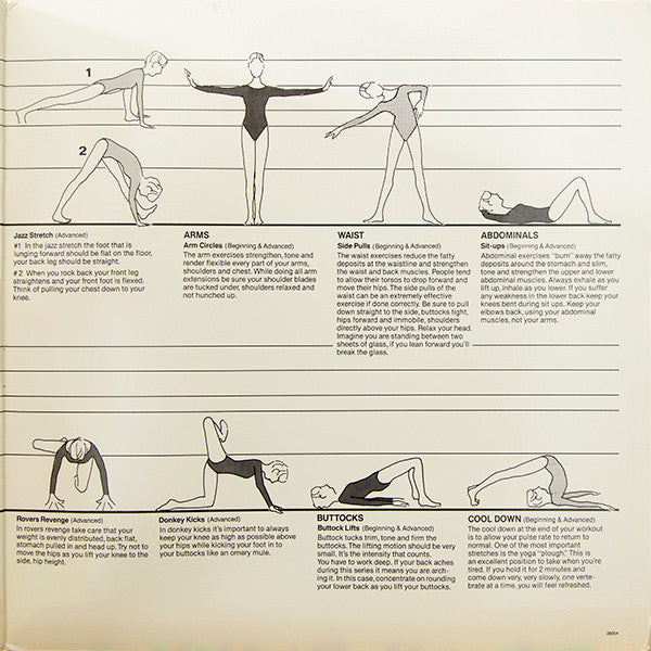 Jane Fonda : Jane Fonda's Workout Record (2xLP, Album, Comp)
