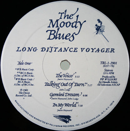 The Moody Blues : Long Distance Voyager (LP, Album, Hau)