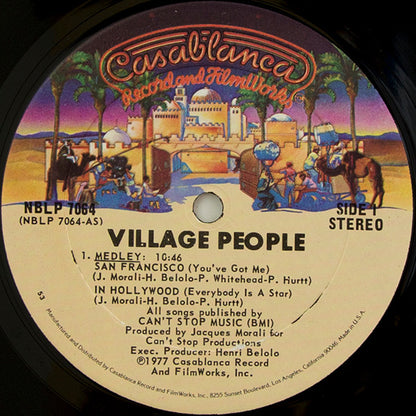Village People : Village People (LP, Album, 53 )