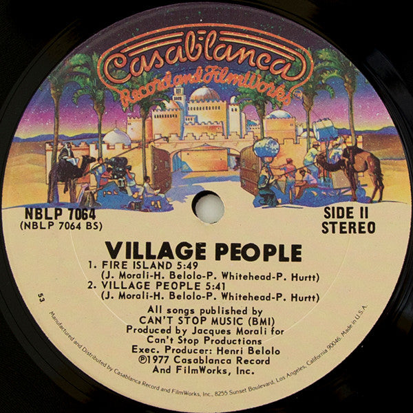 Village People : Village People (LP, Album, 53 )