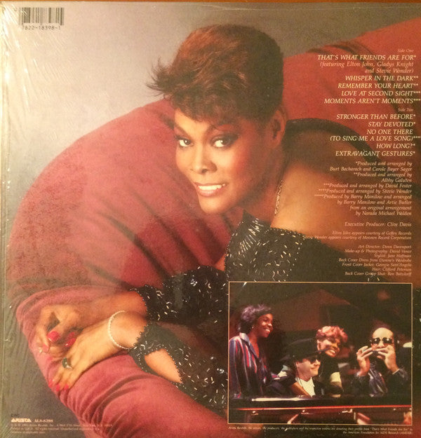 Dionne Warwick : Friends (LP, Album, Club)