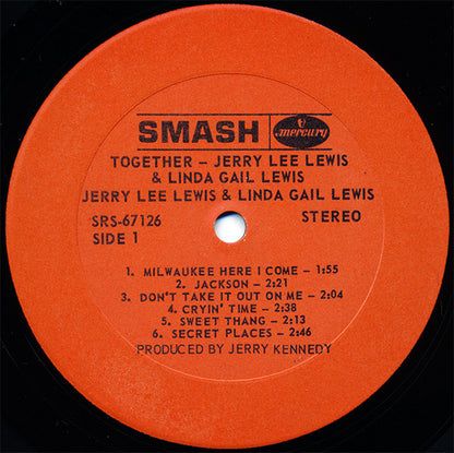 Jerry Lee Lewis & Linda Gail Lewis : Together (LP, Album)