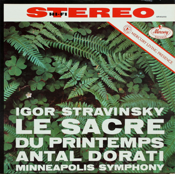 Igor Stravinsky, Antal Dorati, Minneapolis Symphony Orchestra : Le Sacre Du Printemps (LP, Album)