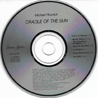 Michael Pluznick : Cradle Of The Sun (CD, Album)