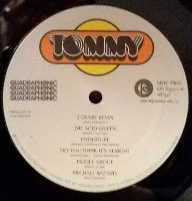 The London Symphony Orchestra : Tommy (2xLP, Album, Quad, Box)