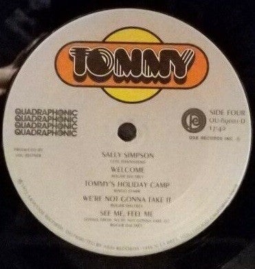 The London Symphony Orchestra : Tommy (2xLP, Album, Quad, Box)