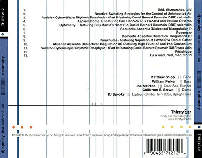 DJ Spooky : Optometry (CD, Album)