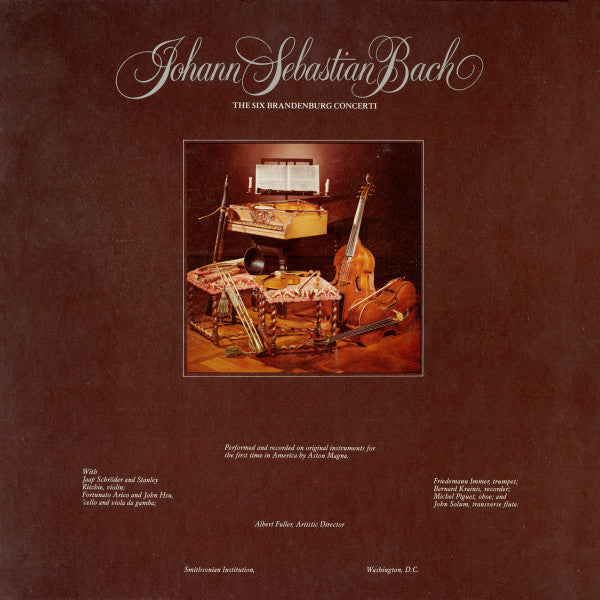 Aston Magna, Johann Sebastian Bach : The Six Brandenburg Concerti (3xLP + Box)