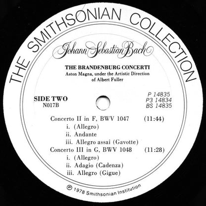 Aston Magna, Johann Sebastian Bach : The Six Brandenburg Concerti (3xLP + Box)