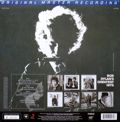 Bob Dylan : Bob Dylan's Greatest Hits (2x12", Comp, Ltd, Num, RE, RM, 180)