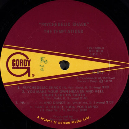 The Temptations : Psychedelic Shack (LP, Album)
