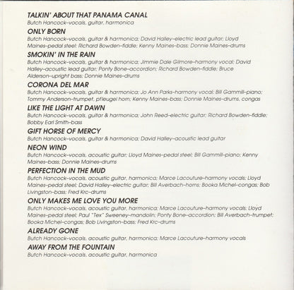 Butch Hancock : Own The Way Over Here (CD, Album, Comp)