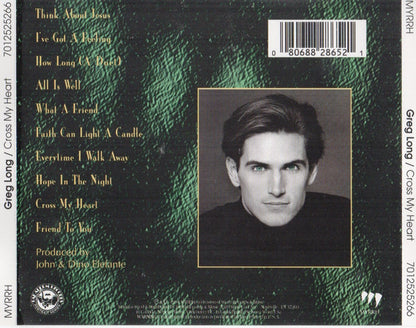 Greg Long (2) : Cross My Heart (CD, Album)