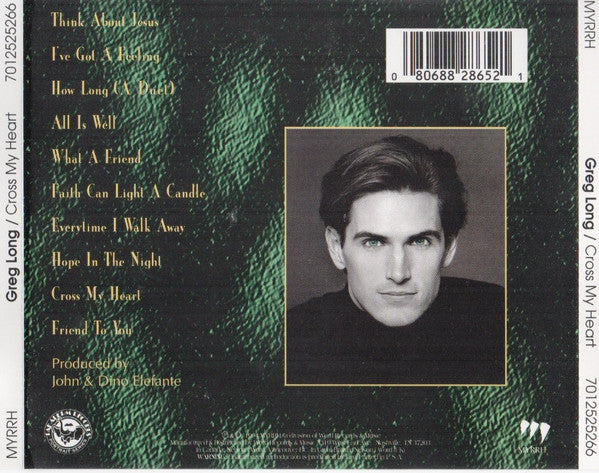 Greg Long (2) : Cross My Heart (CD, Album)