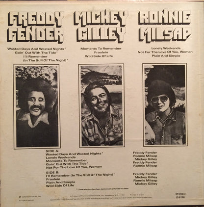 Freddy Fender (2), Mickey Gilley, Ronnie Milsap : Fender, Gilley & Milsap That Is. (LP)