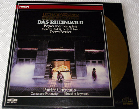 Richard Wagner, Orchester Der Bayreuther Festspiele, Pierre Boulez : Das Rheingold (2xLaserdisc + Box)