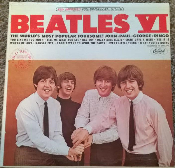 The Beatles : Beatles VI (LP, Album, RE)