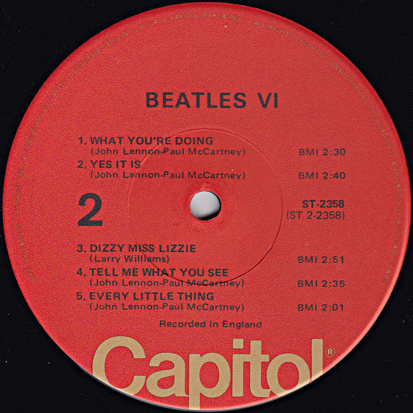The Beatles : Beatles VI (LP, Album, RE)
