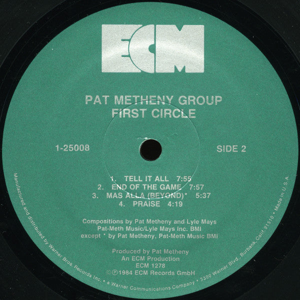 Buy Pat Metheny Group : First Circle (LP, Album) Online for