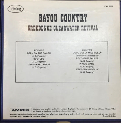 Creedence Clearwater Revival : Bayou Country (Reel, 4tr Stereo, 7" Reel, Album)