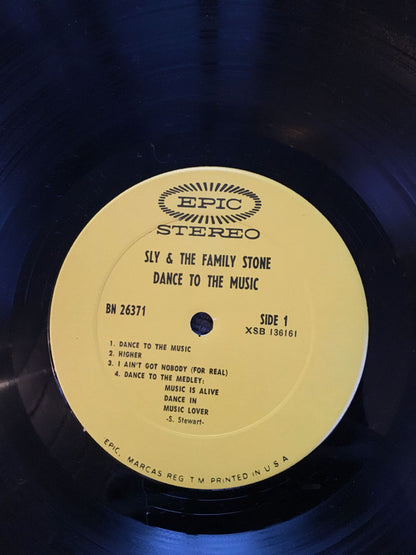 Sly & The Family Stone : Dance To The Music (LP, Album)