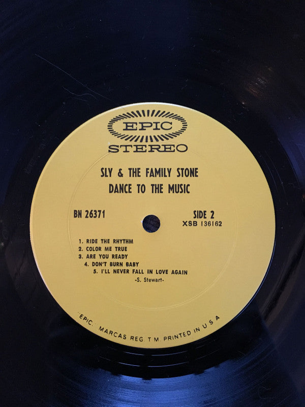 Sly & The Family Stone : Dance To The Music (LP, Album)
