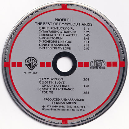 Emmylou Harris : Profile II: The Best Of Emmylou Harris (CD, Comp, Tar)