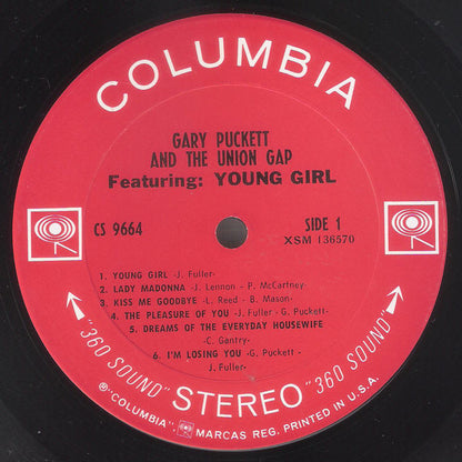 Gary Puckett & The Union Gap : Gary Puckett And The Union Gap Featuring "Young Girl" (LP, Album, Ter)