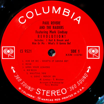 Paul Revere & The Raiders Featuring Mark Lindsay : Revolution! (LP, Album, San)
