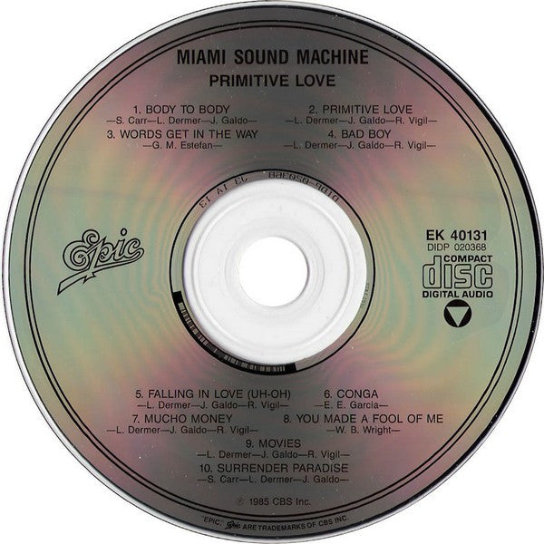 PRIMITIVE LOVE/平子 理沙：未使用品CD Primitive Love by Miami Sound Machine - Amazon.com Music