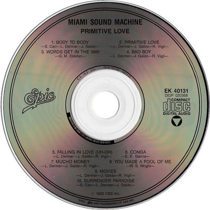 Miami Sound Machine : Primitive Love (CD, Album, RE)