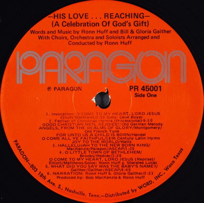 Ronn Huff : His Love... Reaching (LP, Album)